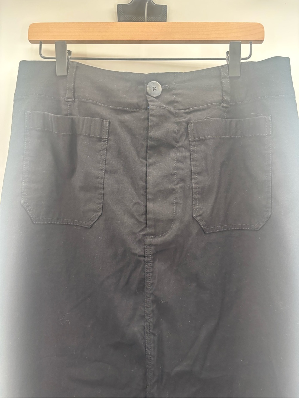 Maeve by Anthropologie Colette Utility Midi Skirt in Black Size Large - Picture 6 of 11